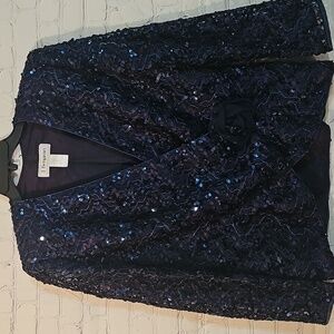 J. Benjamin sequins top sz 14